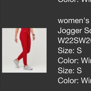 ISO figs HIGH WAISTED zamora 2.0 pants in Winnipeg red